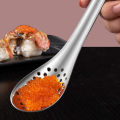 Small Perforated Spoon Premium Slotted Spoon for Effortless Cooking Heat Resistant Food Grade Stylish Kitchen Tool Ideal for Filtering Serving Straining Must-have Kitchen Accessory. 