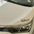 Sports Mind Produced by ALTIS Car Sticker for Car Bonnet and Body BLACK RED. 