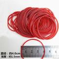 Natural Rubber Band 400g Red Color 40mm for Packing and Hair Banding. 