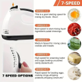 Nexa - Electric Hand Mixer - 7 Speed 220V 180W Egg Beater - Handheld Cake Mixer - Blending cream - Baking Tool - Cake Baking Home Hand Held Food Whisk Blenders Home Kitchen Baking Tool - Coffee Blender, Dough Kneader. 