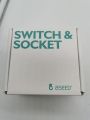 BSEED Touch Light Switch 1 Gang 2 Way, Tempered Glass Panel Light Switches with LED Indicator, White Touch Sensitive Light Switch-No Neutral Wire. 