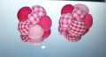 Pack of 3 Stuffed cloth Flowers for dress. 