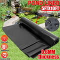 5x10ft Outdoor Fish Pond Liner Waterproof Cloth Gardens Pools PVC Membrane Reinforced Landscaping fish pond liners HDPE Pool. 
