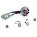 CAMEKOON Aluminum Alloy Handle Strong Durable Single Fishing Reel Rocker for Baitcasting Reel Fishing Tackle-aurum. 