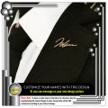 Customize Name Coat Pin, Label Pin, Name Brooch. 