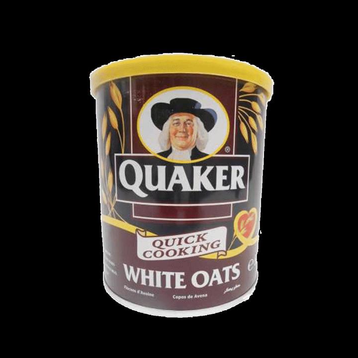 QUAKER CEREAL WHITE OATS TIN 500 GM