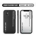 BILI for Infinix Note 10 Back Cover Motto Dont Give Up Multicolor Liquid Silicone Phone Case Soft Square Lens Protection Phone Cases. 