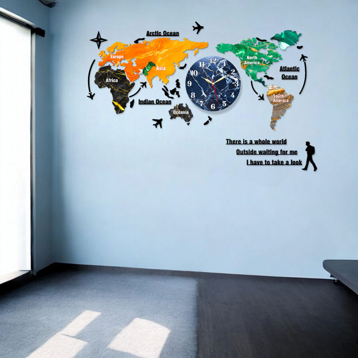 Vibrant%20World%20Map%20Wall%20Clock%20-%20Large%20127cm%20DIY%20Wooden%20Art%20for%20Home%20and%20Office%20-%20GIft%20City%20-%20Image%203