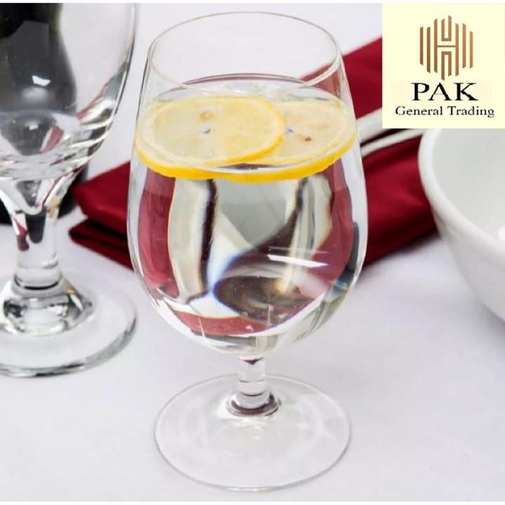 BEST Quality Nova Bistro ( 350 Ml ) Goblet Water Glass High Quality 6 PCs