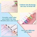 Multicolor Highlighter Curve Wavy Line Mark Drawing Line Notebook Border Linear Roller Pen Pattern Outline Curve Pen Hand-Written Newspaper Notes (Multicolor). 
