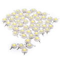 LED beads 1W Diode High Power Cool White Lamp Chip 3V-3.4V SMD LED for DIY lightning fixtures 40pcs. 