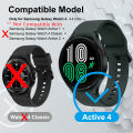 Hard Shell Case For Samsung Galaxy Watch 4 44MM, Watch 5 44mm  All-Around Bumper Screen Protector(Not for pro 45mm). 