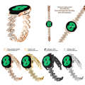 Suitable for Samsung Galaxy Watch456 watch with 20MM7 studded metal fashion Huawei strap. 