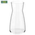 IKEA KARAFF Clear Glass Carafe 1.0 Liter Elegant Tableware Vase for Home Use. 