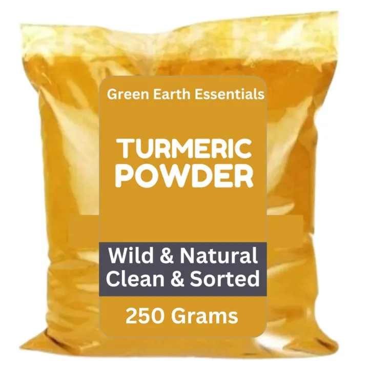 Turmeric Earth 250 Grams Wild Turmeric Powder | Kastoori Haldi | Amba Haldi | 100% ...