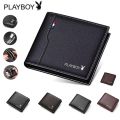 New Famous Men Casual business Short Wallet Dompet Wallets Branded Men Casual Wallet Men Bifold PU Slim Wallet ID Window Card Case Clutch Bag Convenient and portable with large capacity Men's Bags Wallets Men's Wallets Luxury Wallet Dompet pendek. 