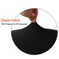 8 Pack Round Bar Stool Covers - Super Soft and Washable Elastic Stool Cushion Slipcover for Bar 12-14 Inch Chair-Black. 
