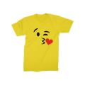 Kiss Emoji T-shirt Smiley Faces heart emojis Halloween costume cosplay. 