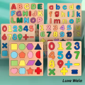 Educational learning letters numbers, Wooden Alphabet, Wooden Board , English Counting Alphabets, Baby Learning  Kids Learning Toys for Kids Toddlers Preschool Early Learning Educational Toys. 