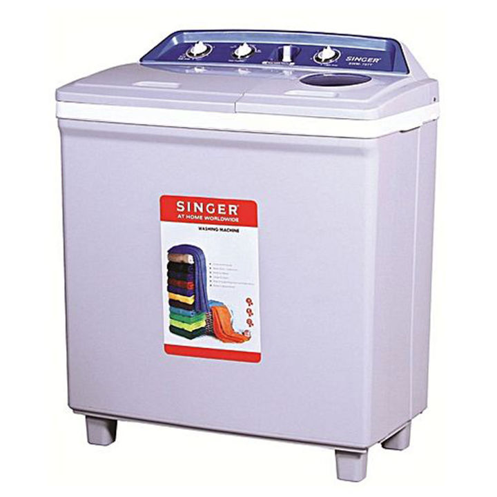 Singer 75-TT- Twin Tub Semi Automatic Washer - White