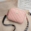 Women's Crossbody Bag Lattice Embroidery Bag Small Messenger Bag Fashion Shoulder Bags   Phone Bag Camera Bag. 