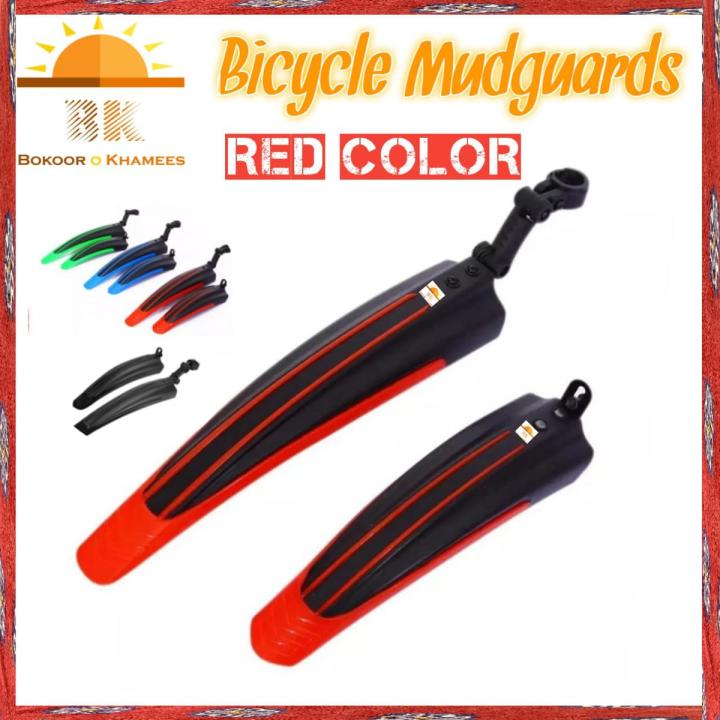 BK Road Bike Bicycle MTB Cycling Mudguards Front/Rear Tire Fenders Adjustable Pair