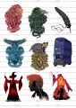 Harry potter Stickers for Laptop 09 Pcs Car Bike Phone Stickers. 