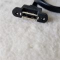 【3C VictoryEagle Store】Panel Mount ESATA E SATA Male Female M/F High Speed Data Sync Extension PC Cable Line Shielding Design. 