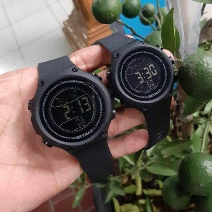 Watches Couple Watches Rubber Couple Watches Digital watches Alarm Waterproof Watch Daraz.pk