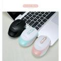 Nuos W3 2.4G Portable Wireless Mouse Ergonomic Non-Slip Roller 800/1200/1600 DPI Matte/Mirror Texture Plug and Play for PC and Laptop. 