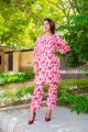 Hooriya's New Trendy Fusion Fashion Dress By Hooriya's New Stylish Poly Cotton Best Quality 2 Piece Kurti & Trouser Set For Ladies And Girls By Hooriya's. 