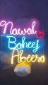 Any Customized NEON Sign plate - Home Decor  - 4 Letters Alphabets - Room Decoration. 