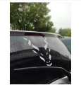 12 Inch X 12 Inch (Large) Markhor, Maarkhor, Markhoor Car Back screen Sticker Big Size, PVC Water Proof Decal Sticker Available in white. 