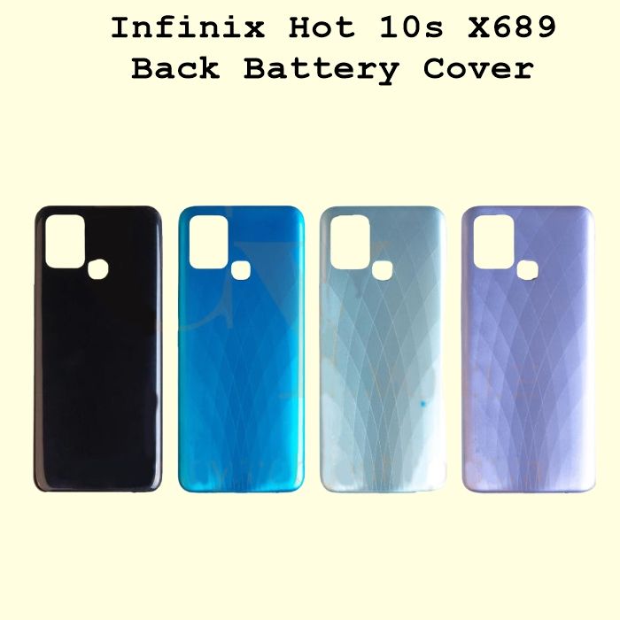 Infinix Hot 10s X689 Back Battery Cover Rear Door Housing Case , Back Panel for Infinix Hot 10s X689