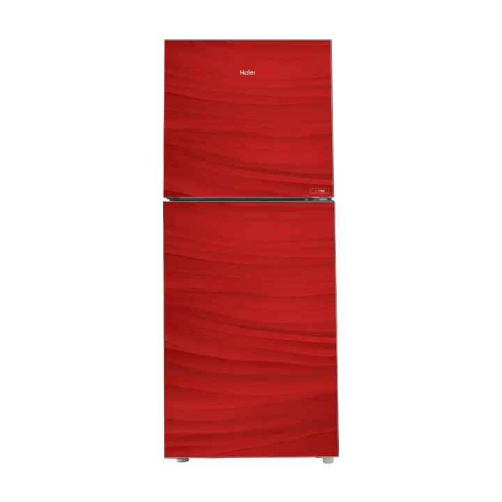 Haier%209%20Cu%20Ft%20Refrigerator%20HRF-246%20EPR%20Red%20Colour%20Glass%20Door%2010%20Years%20Warranty.%20-%20Image%204