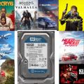 Hard Drive 160gb For Pc - Full of Games - Mix Brand. 