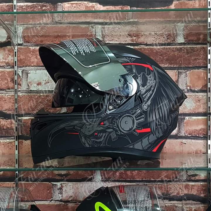 HELMET JIEKAI VECTOR VT-253 FULL FACE - DOUBLE VISOR - DOT APPROVED HELMET FOR HEAVYBIKE