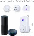WiFi Smart Plug Outlet Switch Timer Power Socket, Compatible with Amazon Alexa, Google Assistant, IFTTT with APP Remote Control, Turn on/Off Switch, LED Indicator for Home Appliances. 