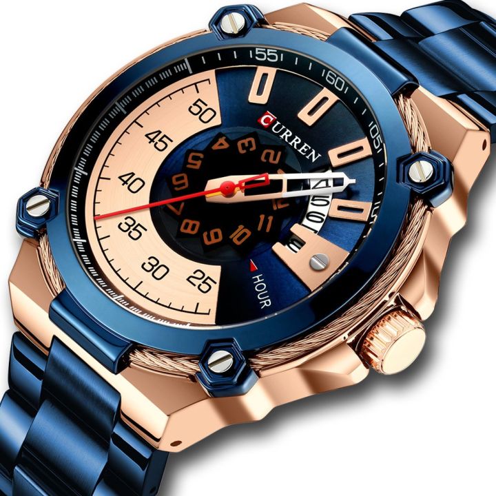 CURREN%208361%20Quartz%20Movement%20Chronograph%20Date%20Display%20Watch%20Luminous%20Wristwatch%20With%20Stainless%20Steel%20Strap%20For%20Men%20-%20Image%204