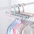 9-hole Space Saving Hanger 360 Rotating Magic Hanger Multi-function Folding Magic Hanger Wardrobe Drying Clothes. 