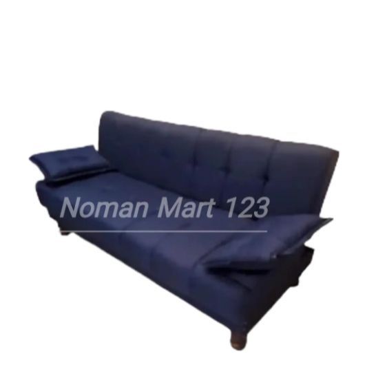Sofa Combed-wooden sofa cum bed-High Quality sofa cum bed  with Two Cushion(Multicolor)