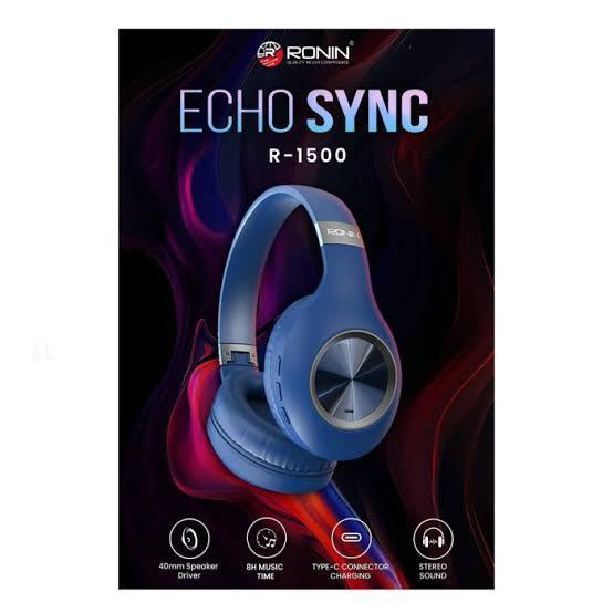 R-1500 headphone Wireless Bluetooth Headphones With Mic Noise Cancelling Headsets Stereo Sound Earphones Sports Gaming Headphones Supports TF