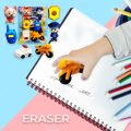 Paw Petrol Eraser for Kids - Police and Vehicle Theme Eraser Set for Kids, Eraser for Kids, Eraser Set for Return Gift, Stationery Set for Kids, Rubber Eraser for Kids, Stationery Set for Kids (6 Pcs Set). 