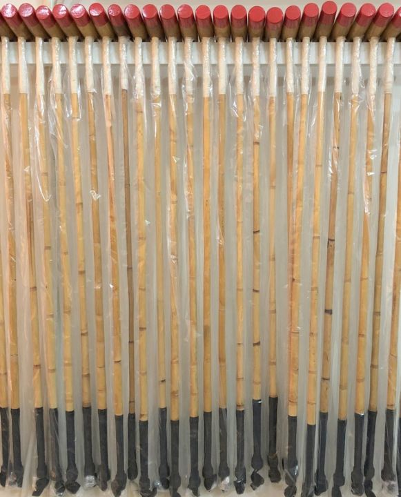 Geoffrey  4 Mallets  Root Cane Professional Game Polo Mallets Sticks } Tapered 4/5 knots