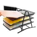 Heavy metal 3 Tier Metal Mesh File Tray Document, Paper, Files, Letters, folders Holder Desk Organizer. 