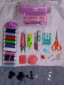 1 Set Sewing Tool Pack Kit Thread Threader Needle Tape Measure Scissor Thimble With Storage Box Sewing Tool Accessory. 