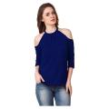 Designer Casual Party Western Wear Off Shoulder Top Shirt Blouse Tunic For Women - Stylish And Trendy Apparel. 