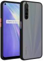 For Realme 6 - High Quality Matte PC Back Soft TPU Frame Shockproof Color Button with Camera Protection Lens Protection Camera Protective Back Cover Case For Realme 6. 