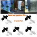 White Breeding Separation Divider Sheet Suction Cup Glass Clamp Partition Fish Isolation Clip. 
