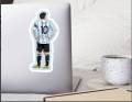 Star foot bowler Leionl Messi Stickers Sheet, Argentina Footbalar Messi Stickers sheet, King Foot bowler Stickers Sheet. 